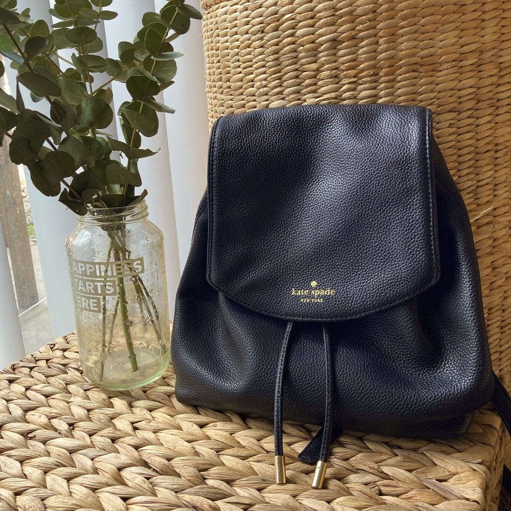 KATE SPADE BLACK BACKPACK